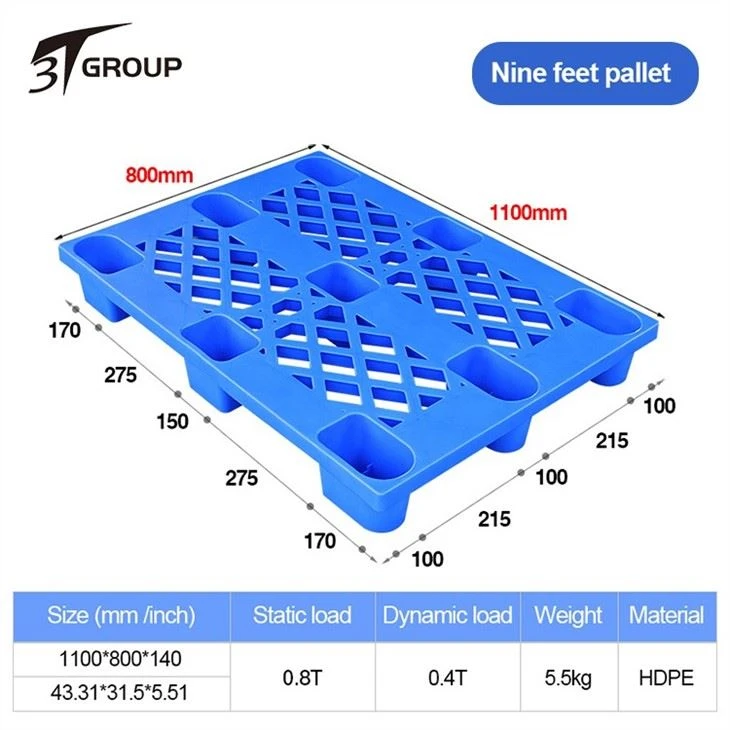 light duty plastic export pallets factory